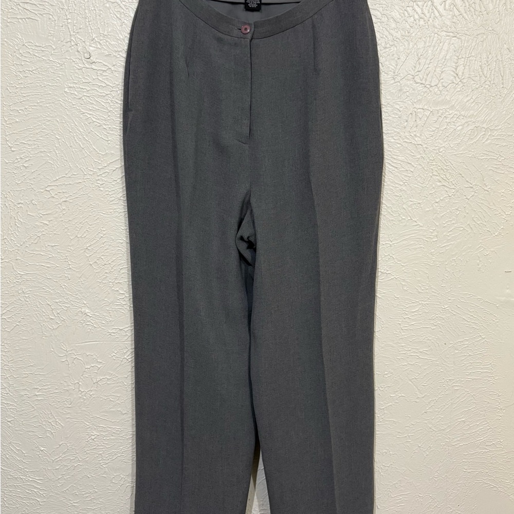 Grace Gray Buttoned Trousers